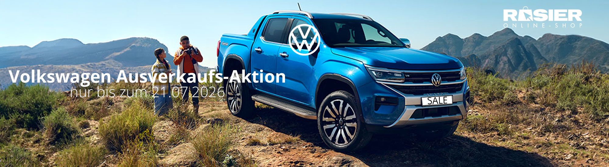 Volkswagen ausverkaufsaktion  header rosier online shop