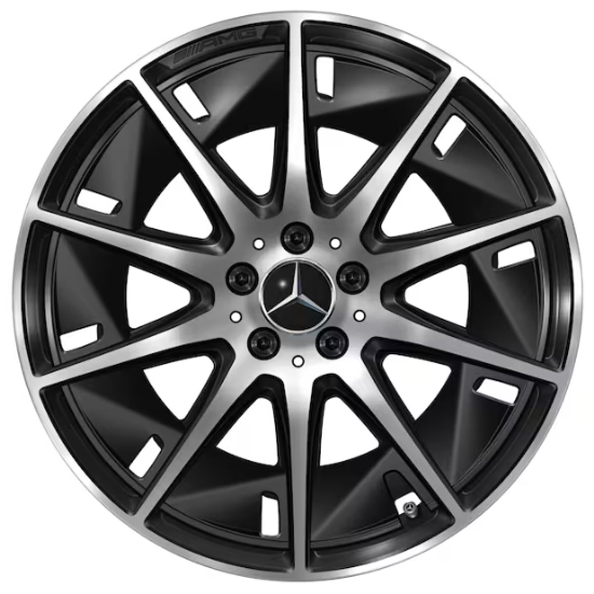 Mercedes-AMG Leichtmetallfelge schwarz glanzgedreht Hinterachse A5404000800