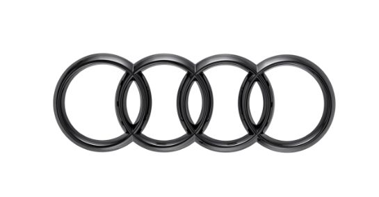 8w0071801 audi ringe front schwarz a3 s3 a4 s4 a5 rosier onlineshop