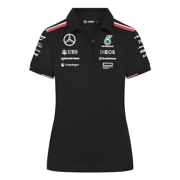 B67998049 mercedes amg poloshirt damen f1 team rosier onlineshop