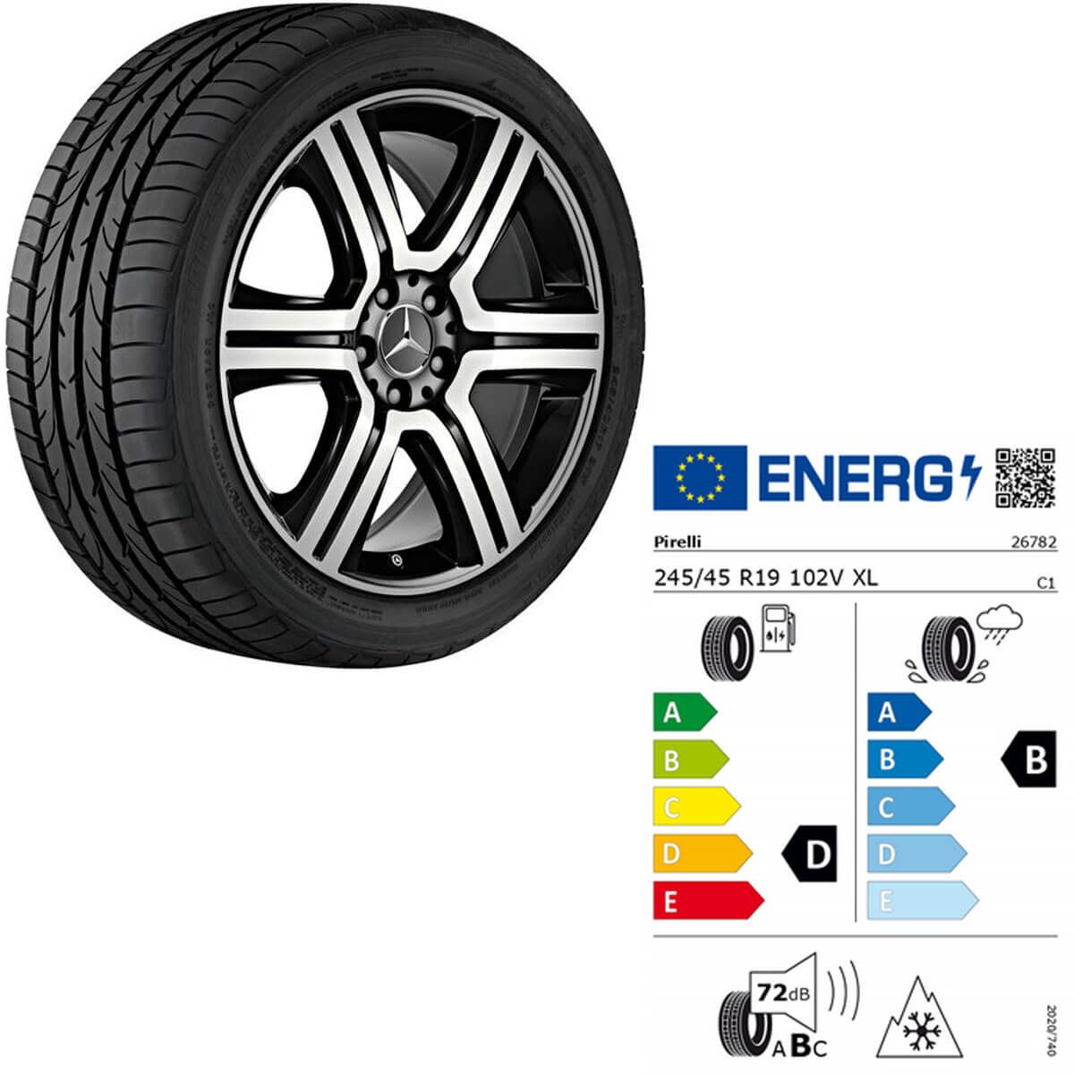 Q440141713190 mercedes benz 5 doppelspeichen rad rosier online shop