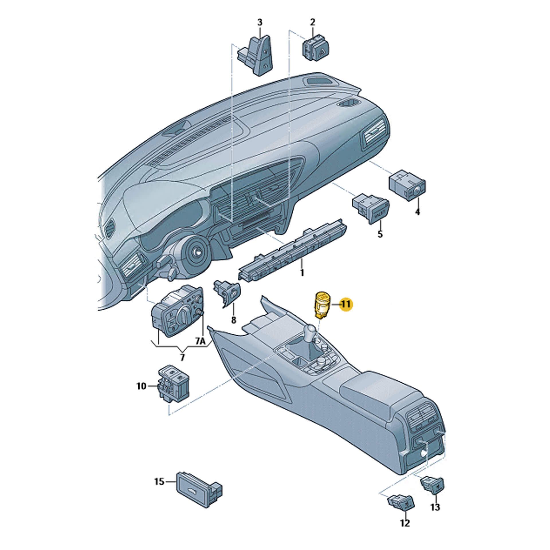 4g1905217d audi start stopp schalter rosier onlineshop