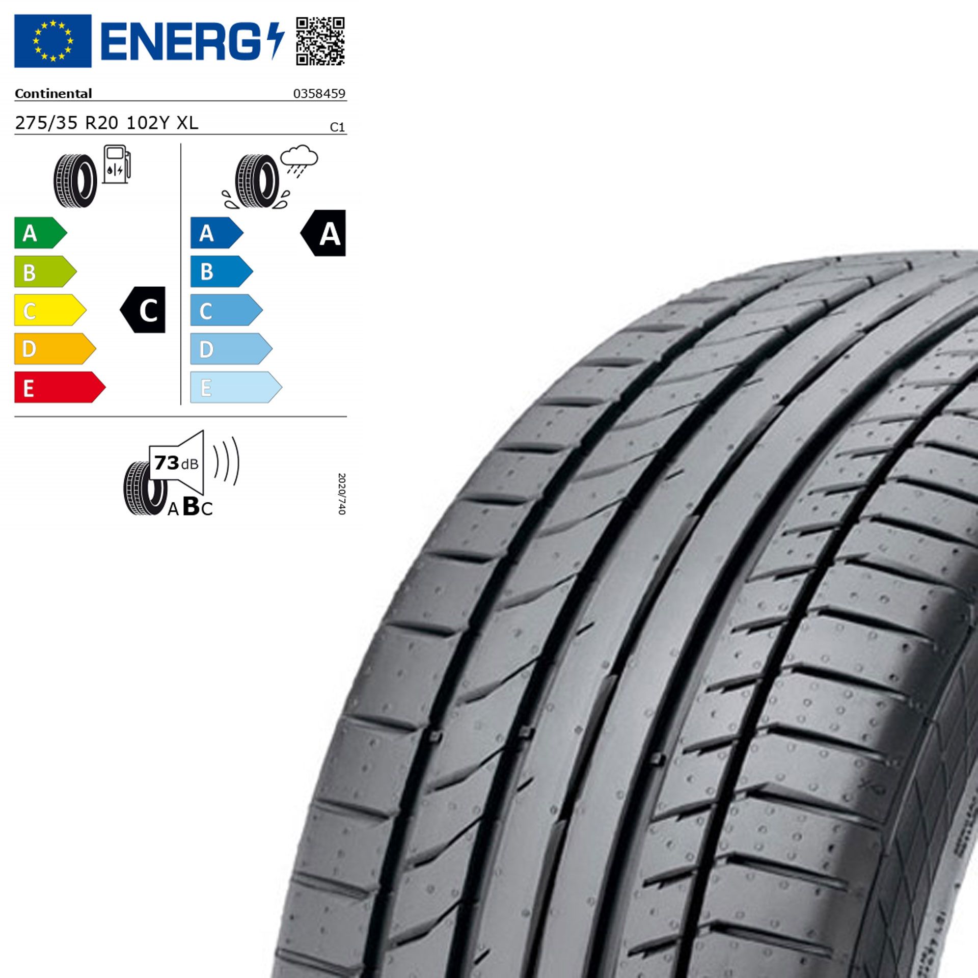 Q44001111243a continental contisportcontact 5p mo 275 35 r20 102y xl rosier onlineshop