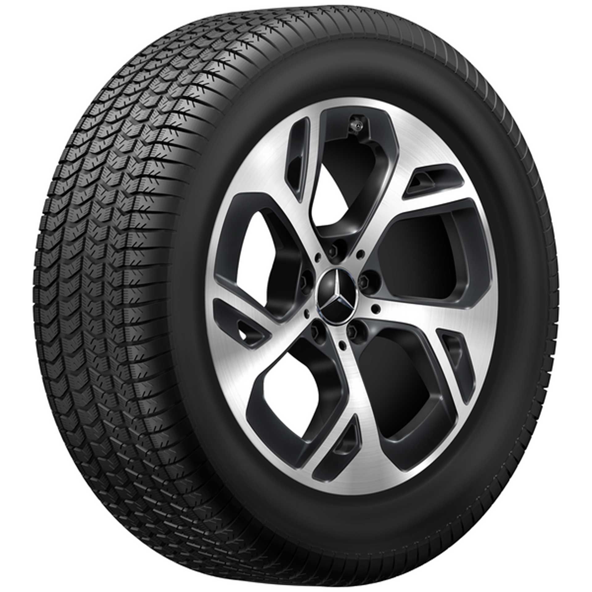 A25440147007x23 mercedes benz glc x254 5 speichen rad aero glanzgedreht rosier onlineshop3