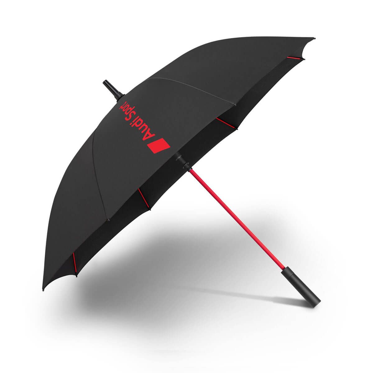 3122600300 audi sport regenschirm schwarz rot rosier online shop1