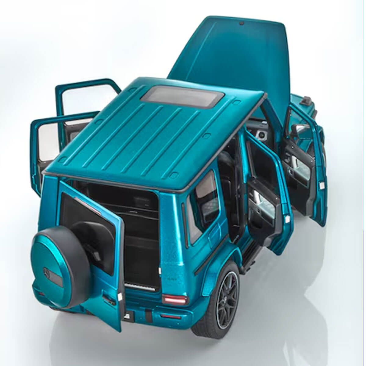 B66960855 mercedes amg modellauto g63 blau 1 18 rosier onlineshop2