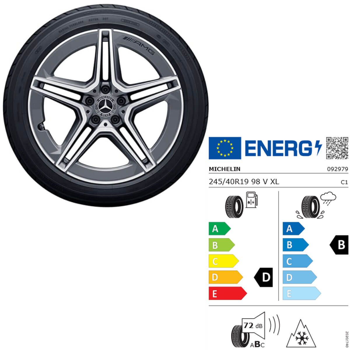 Q440141510080 mercedes amg vielspeichen rad komplettrad rosier onlineshop