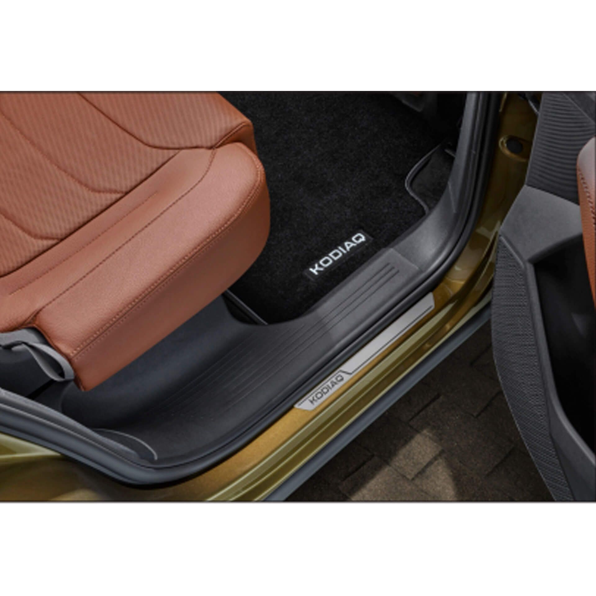 Skoda Einstiegsleisten-Set hinten silber für Kodiaq II (PS) 57H071303A