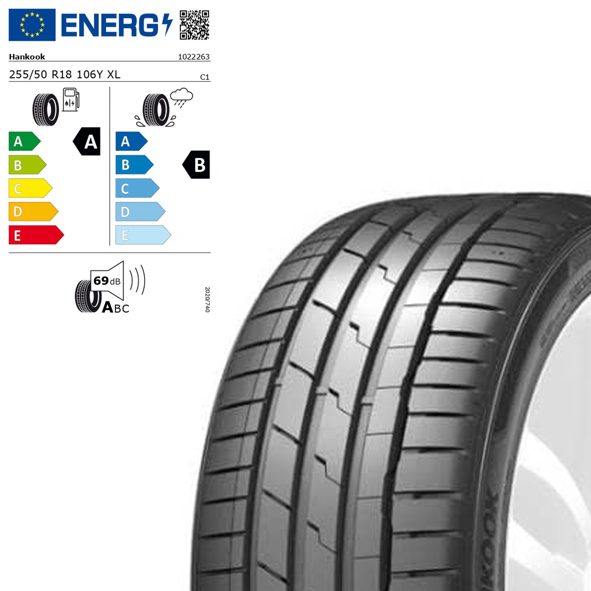 Q440013110080 hankook ventus s1 evo3 mo 255 50 r18 106y xl rosier onlineshop