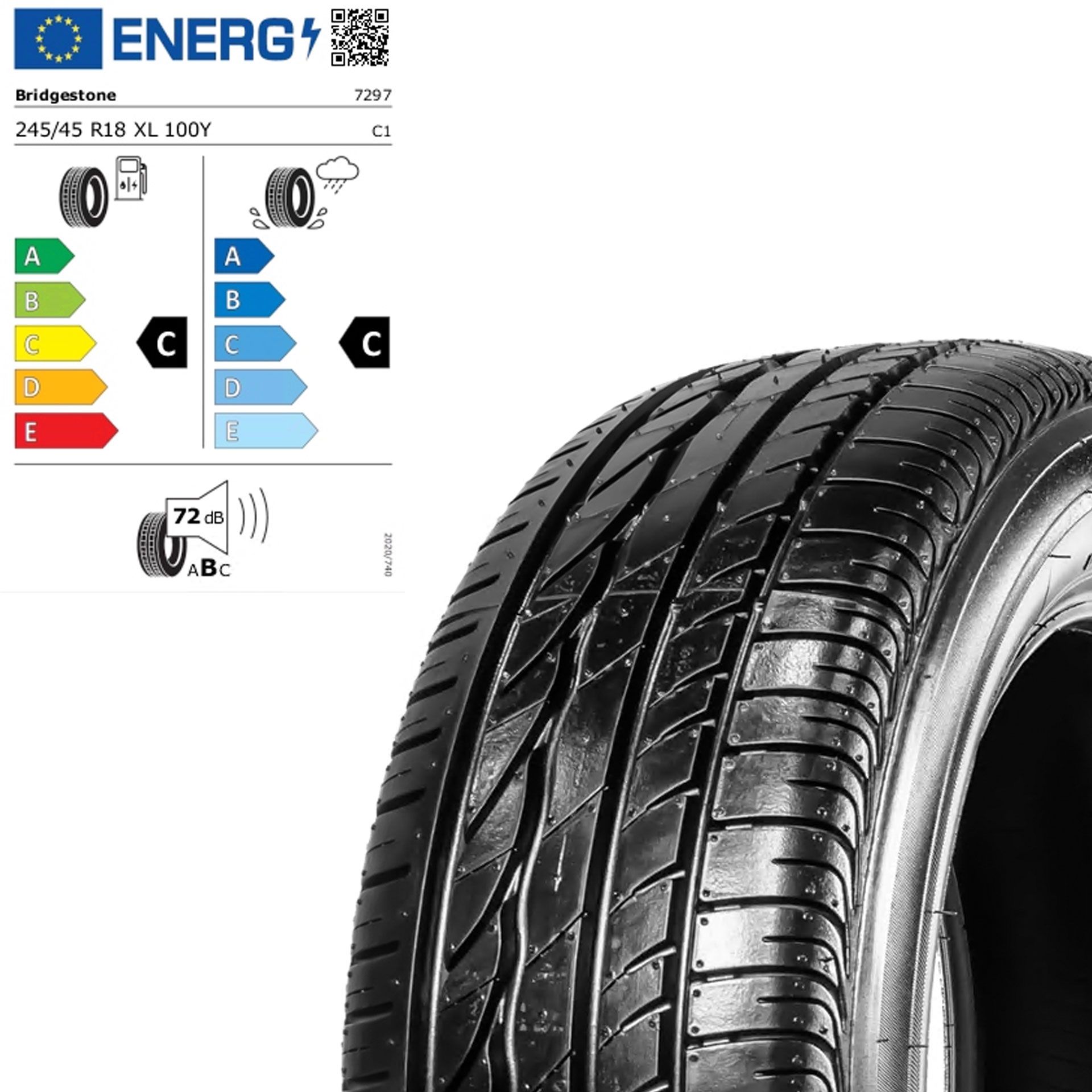 Zts246458yb3hc bridgestone turanza er 300 ao 245 45 r18 100y xl sommerreifen rosier onlineshop