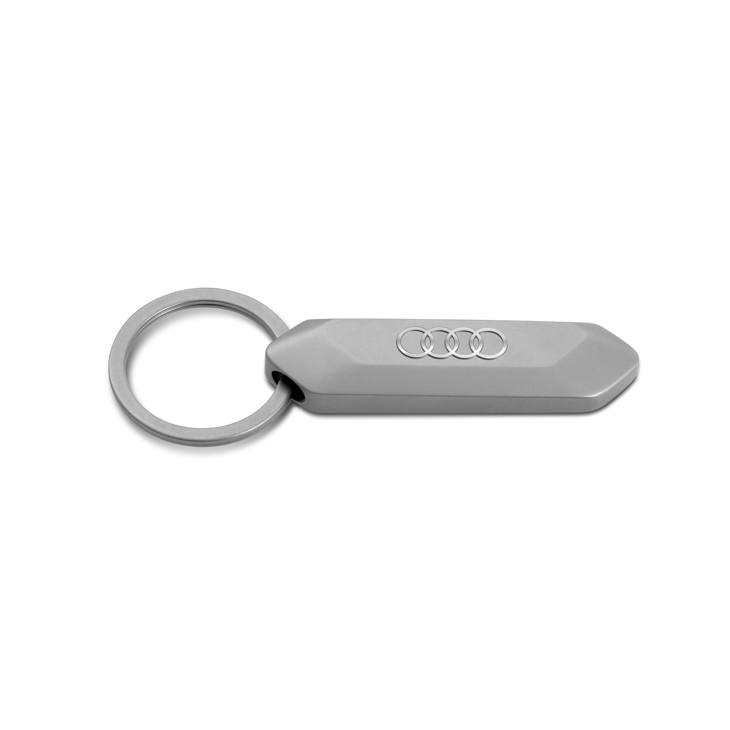 31822100400 audi schluesselanhaenger edelstahl silber rosier onlineshop
