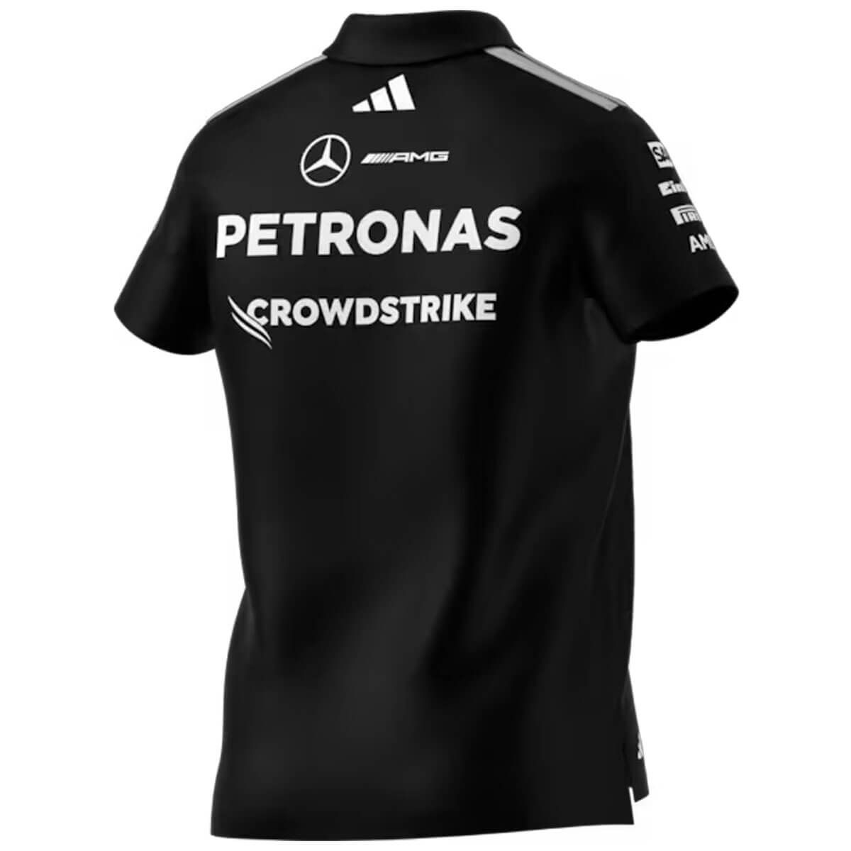 B67998394 mercedes benz poloshirt f1 damen schwarz rosier onlineshop3