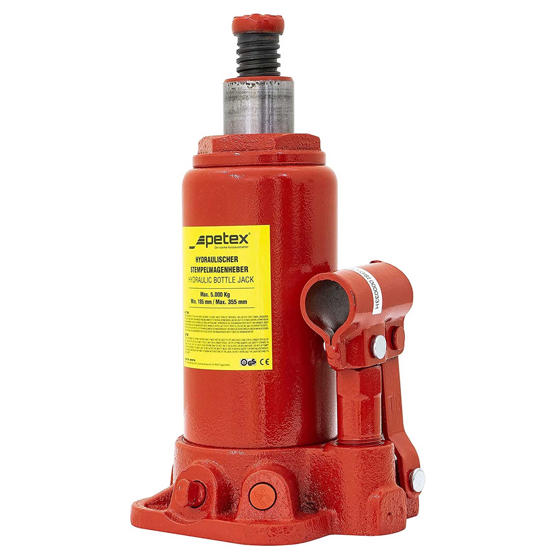 Zq44751112 petex stempel wagenheber 5 tonnen rosier onlineshop