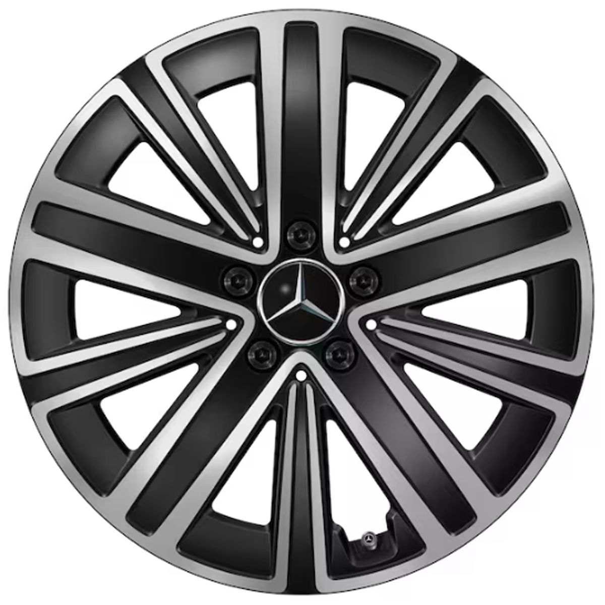 Mercedes-Benz Leichtmetallfelge schwarz glanzgedreht Vorderachse Hinterachse A24440111007X23