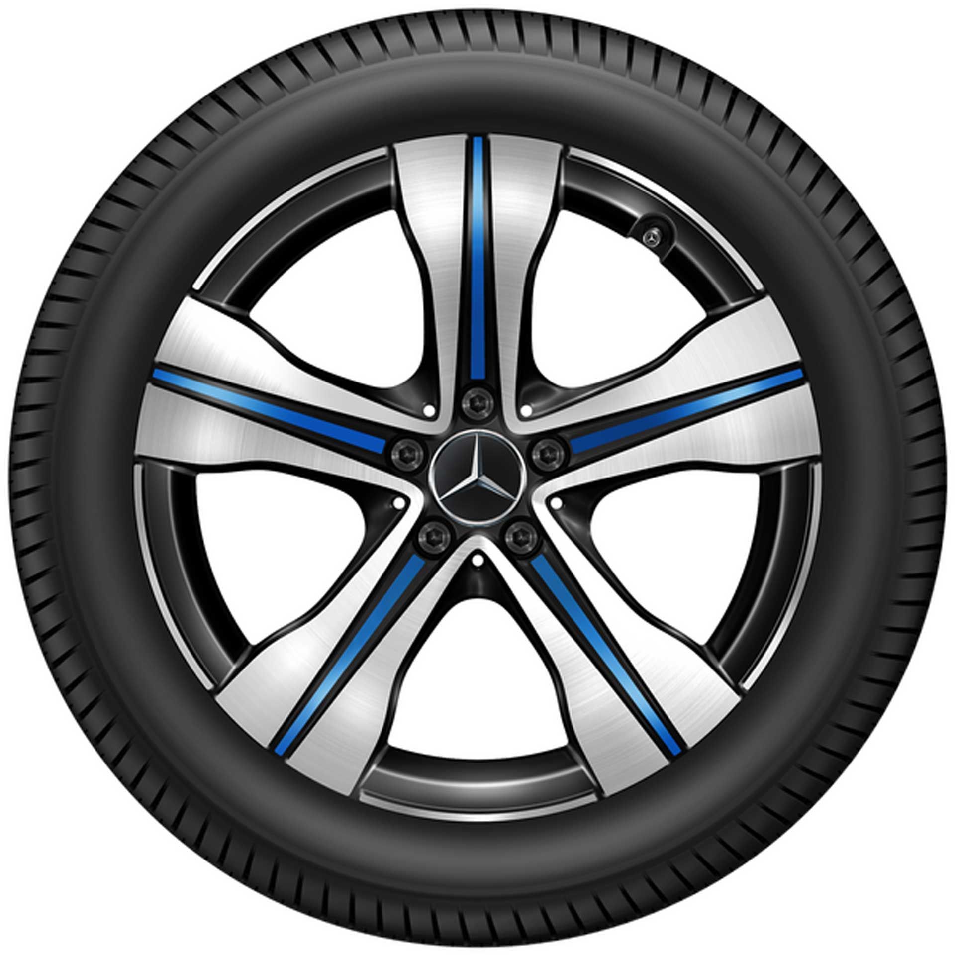 A24340115005x31 mercedes benz leichtmetallfelge 5 speichen rad aero 19 zoll eqa eqb rosier onlineshop2