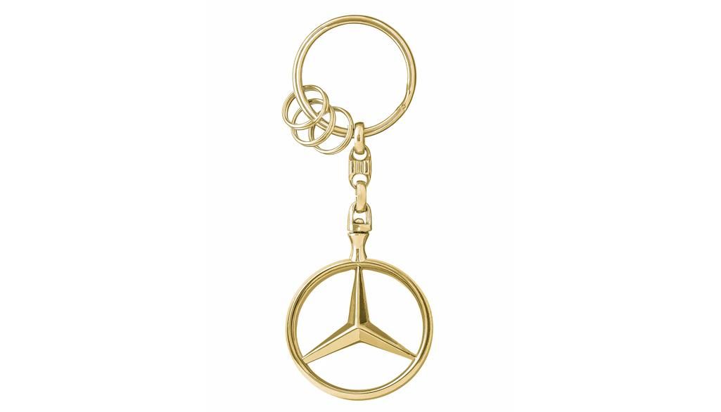 B66953741 mercedes benz schlüsselanhänger gold rosier onlineshop