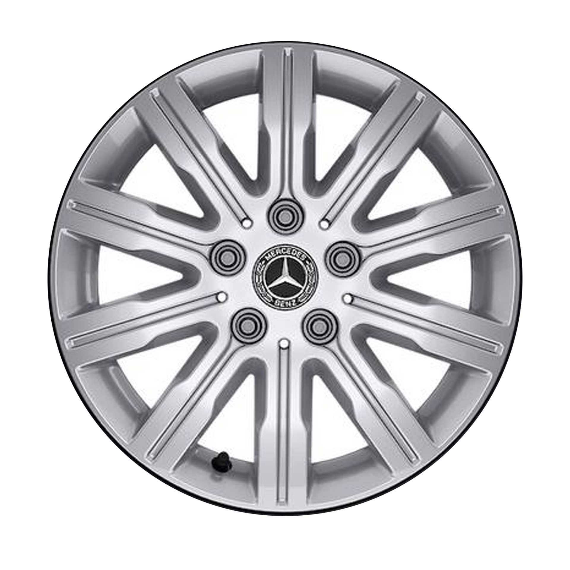 A42040106007x45 mercedes benz 10 speichen rad 16 zoll 6 5jx16 et40 silber rosier onlineshop