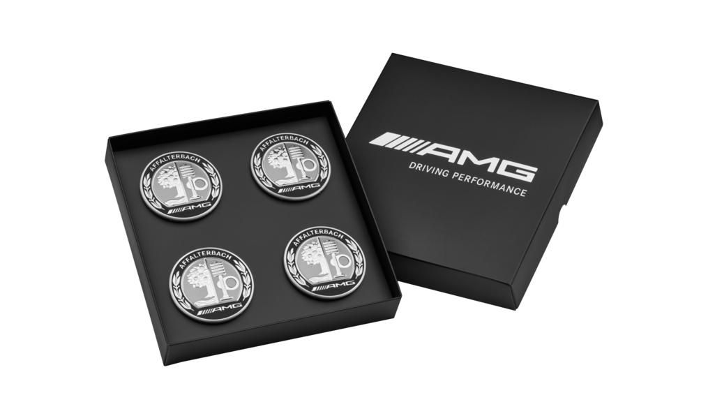 A0004003100 amg radnabenabdecung mit amg wappen 4er set mercedes amg rosier online shop