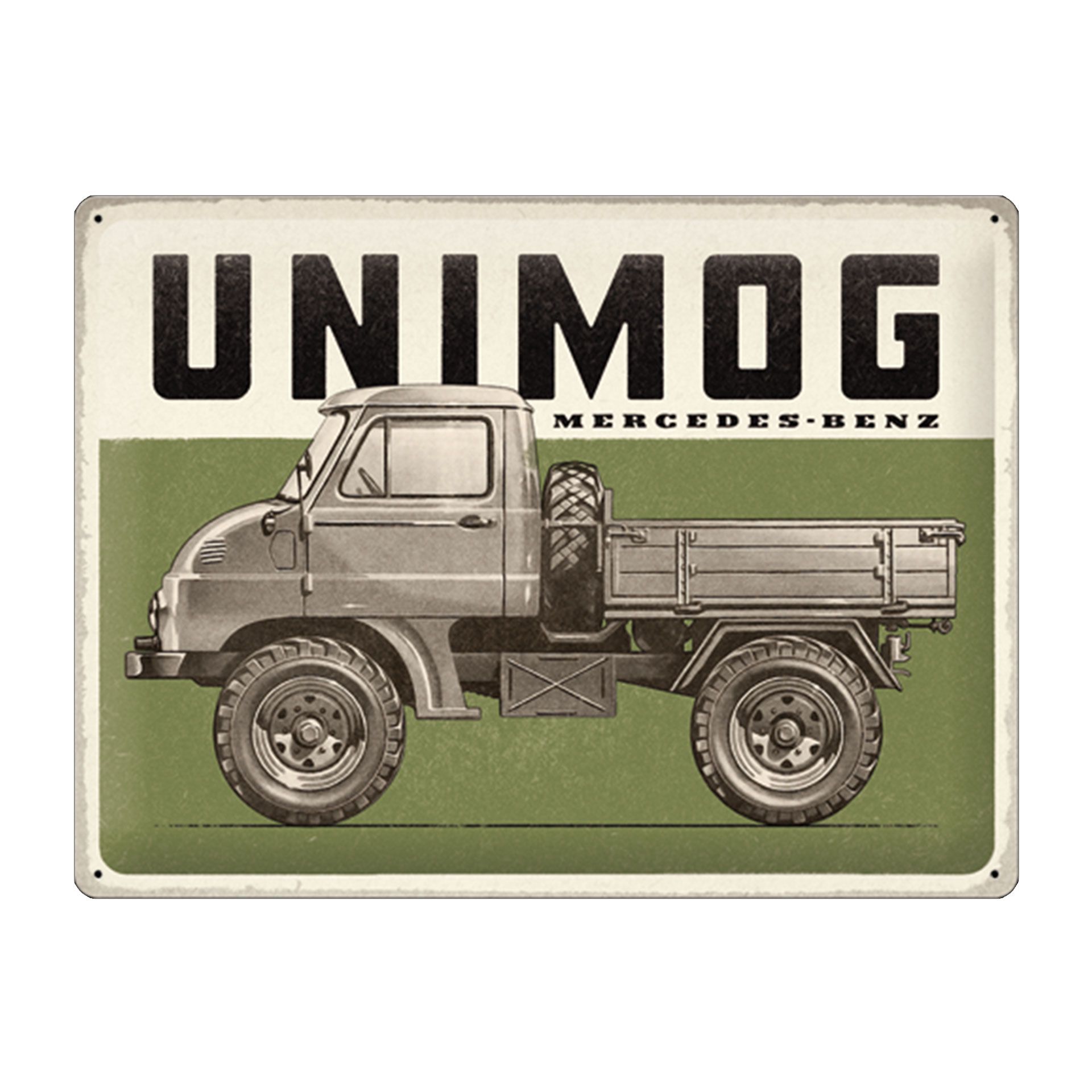 Mbtl0065 mercedes benz trucks schild unimog rosier onlineshop
