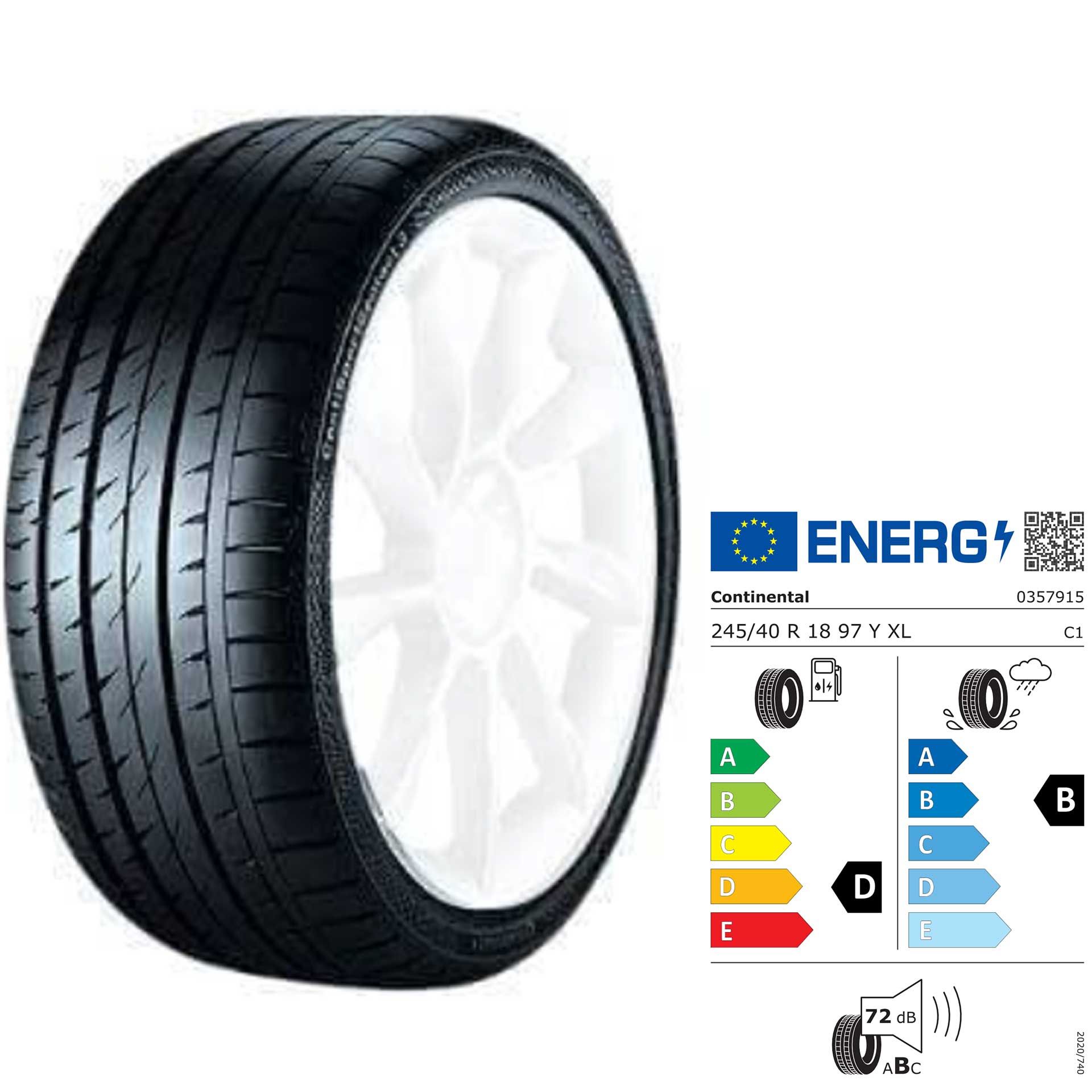 Q44001111226a continental contisportcontact3mo 245 40 18 97y xl rosier onlineshop