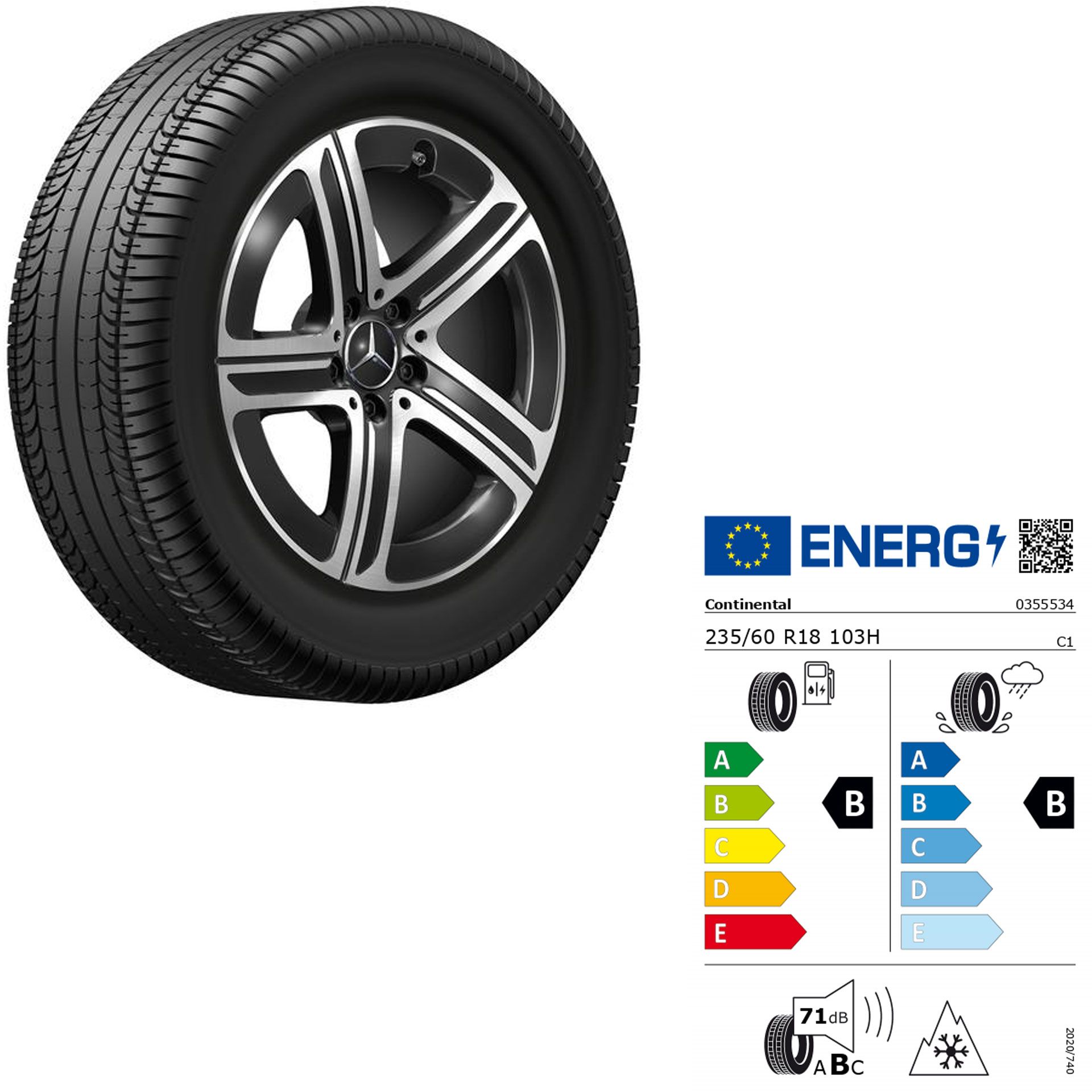 Q44030111027a mercedes benz winterkomplettrad satz x254 glc rosier onlineshop