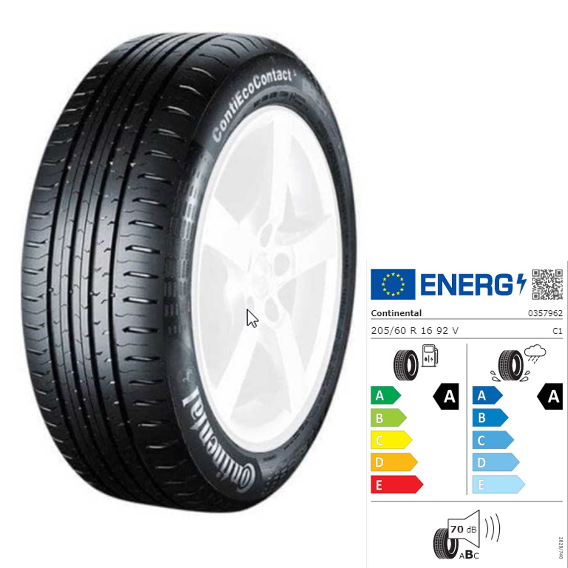 Q44001111241a continental contiecocontact 5 mo 205 60 16 92v rosier onlineshop