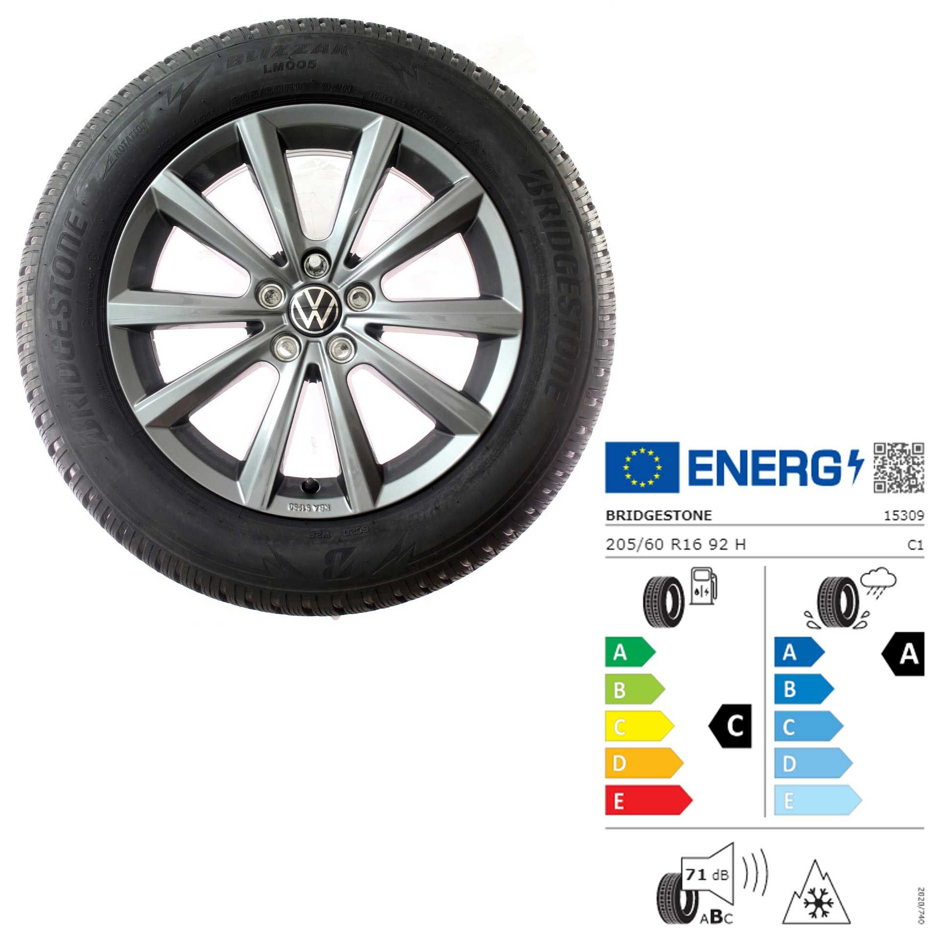 2gm073666cdm9 volkswagen taigo t cross winterkomplettrad bridgestone links rosier onlineshop