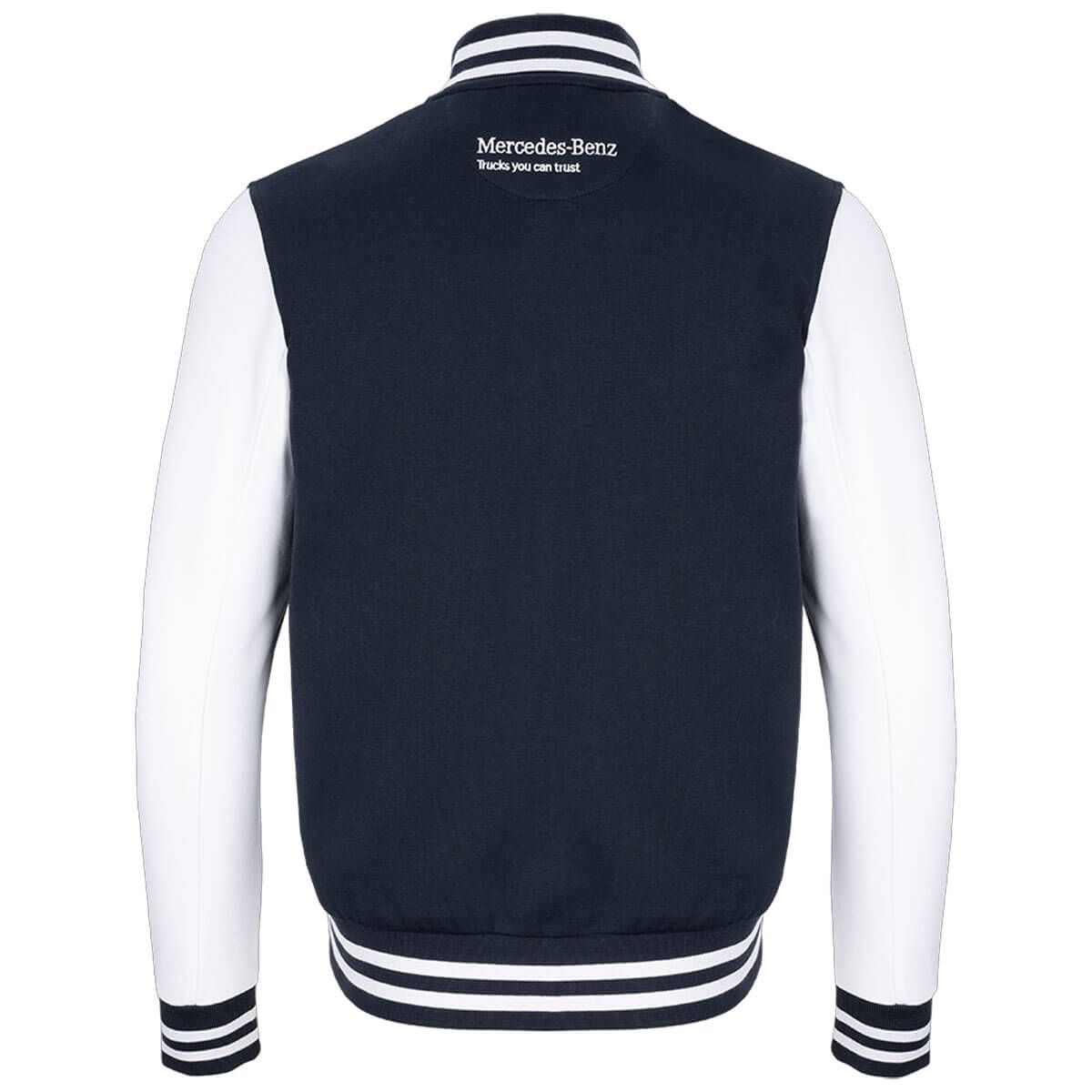 Mbt0256 mercedes benz truck collegejacke blau herren rosier online shop4