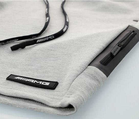 Amg sweatshorts herren grau melange größe m original mercedes amg collection 2