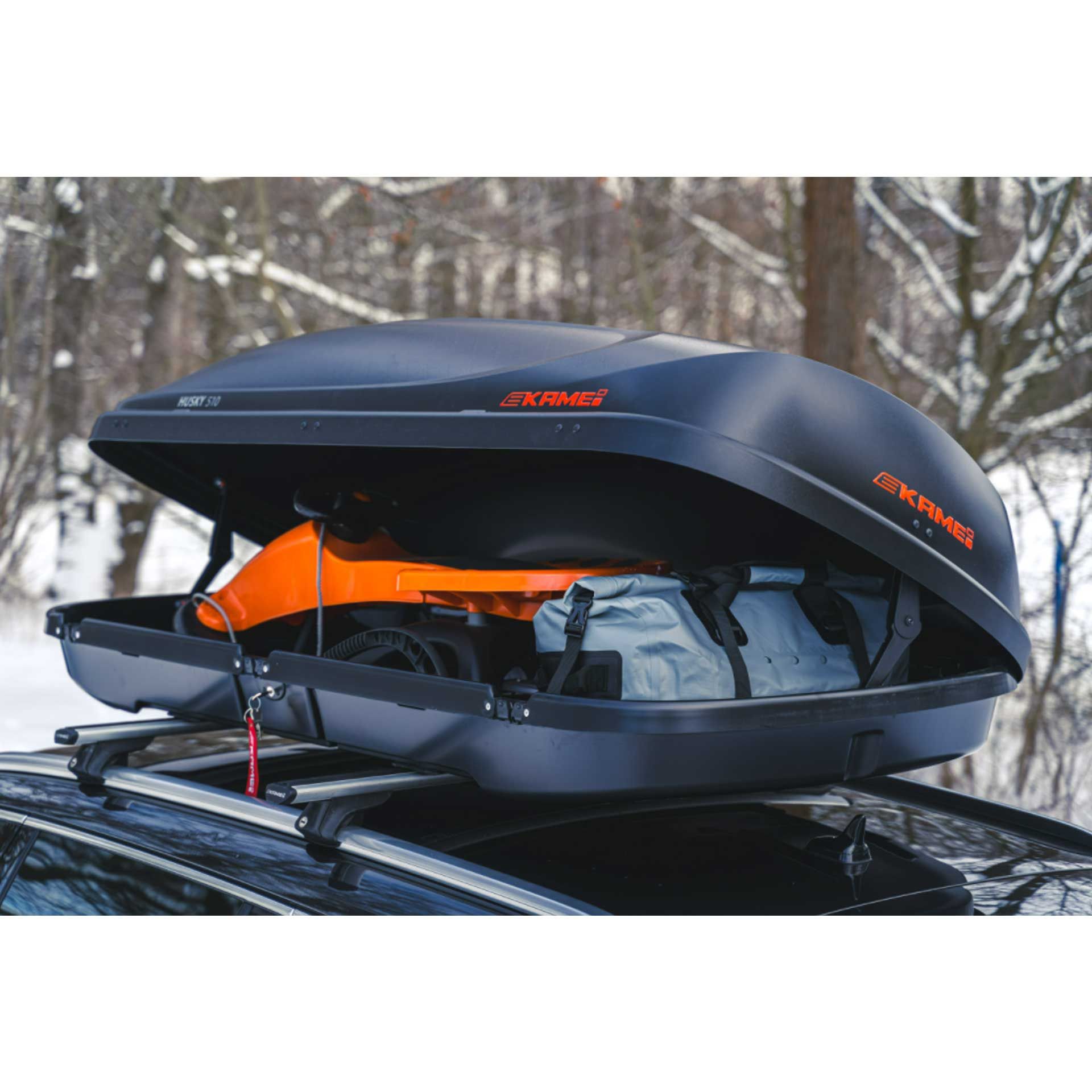 Kamei dachbox husky 510 schwarz matt rosier onlineshop