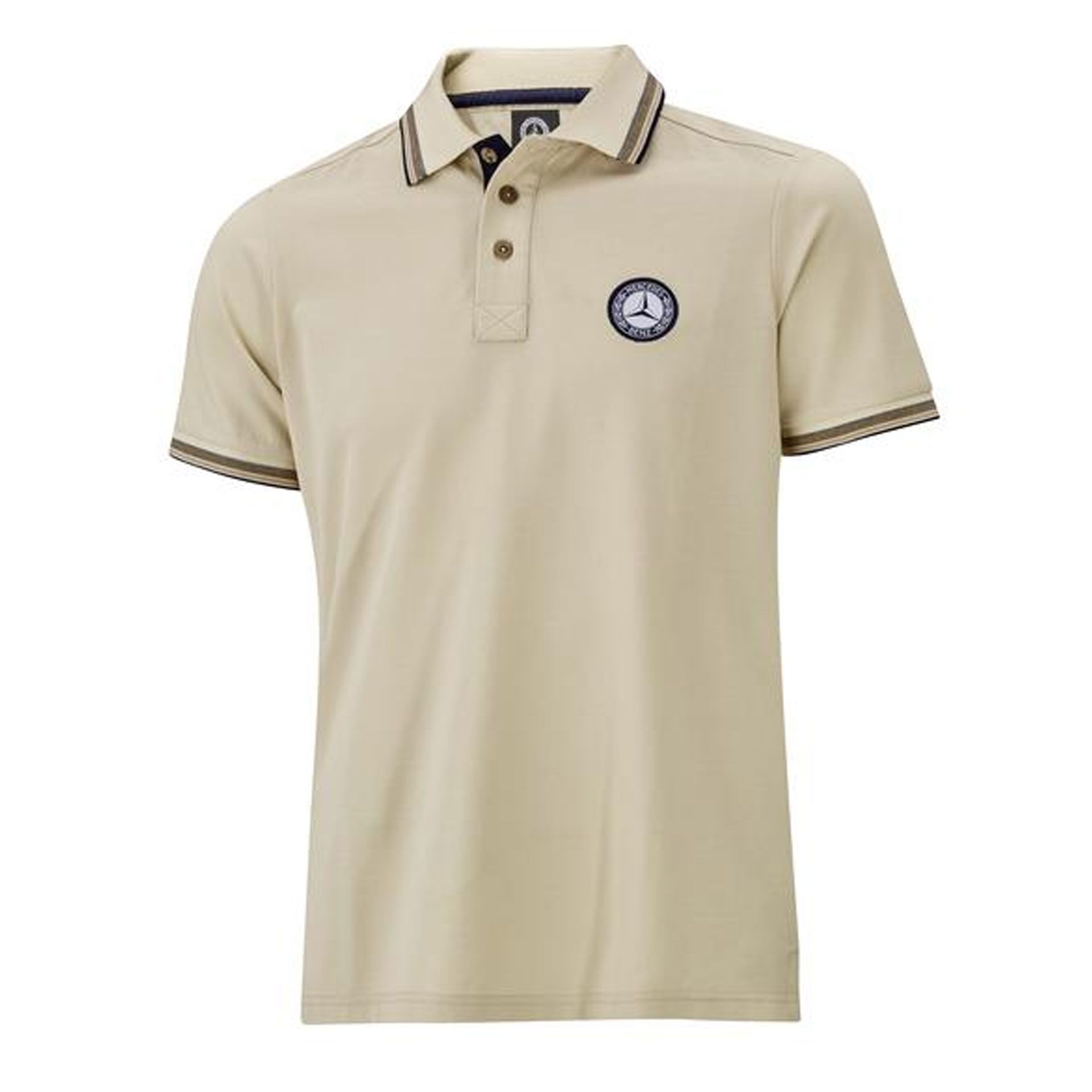B66041742 mercedes benz poloshirt herren creme rosier onlineshop