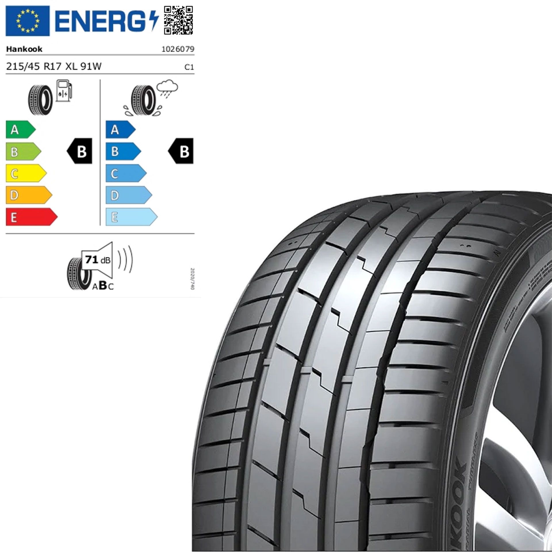 Zts216457whz0a hankook ventus s1 evo 3 ao 215 45 r17 91w xl sommerreifen rosier onlineshop