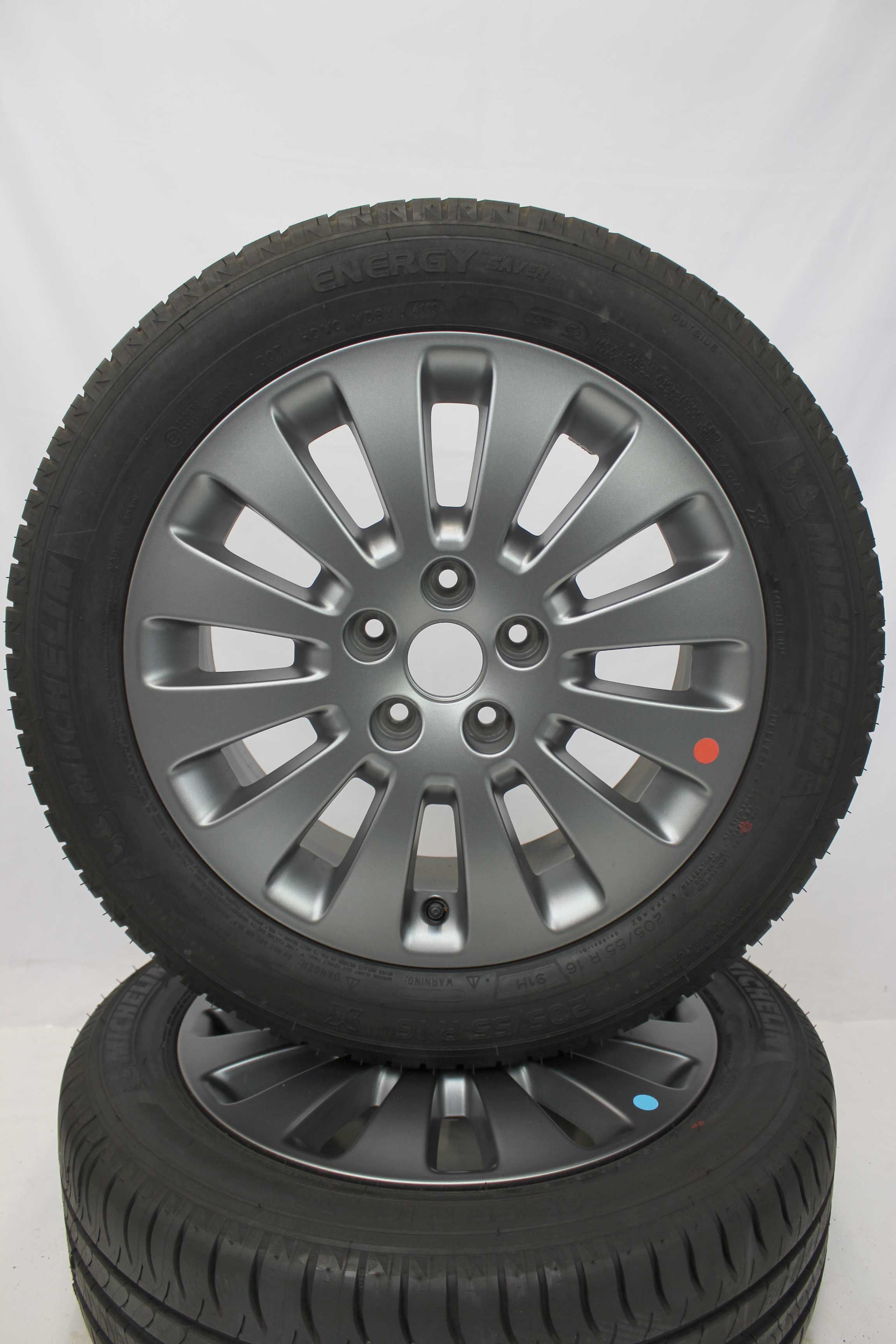 Winterkomplettradsatz mercedes benz citan w415 alulfelge 16zoll a4154011000 sommerreifen michelin energysaver 205 55 r16 91h 10