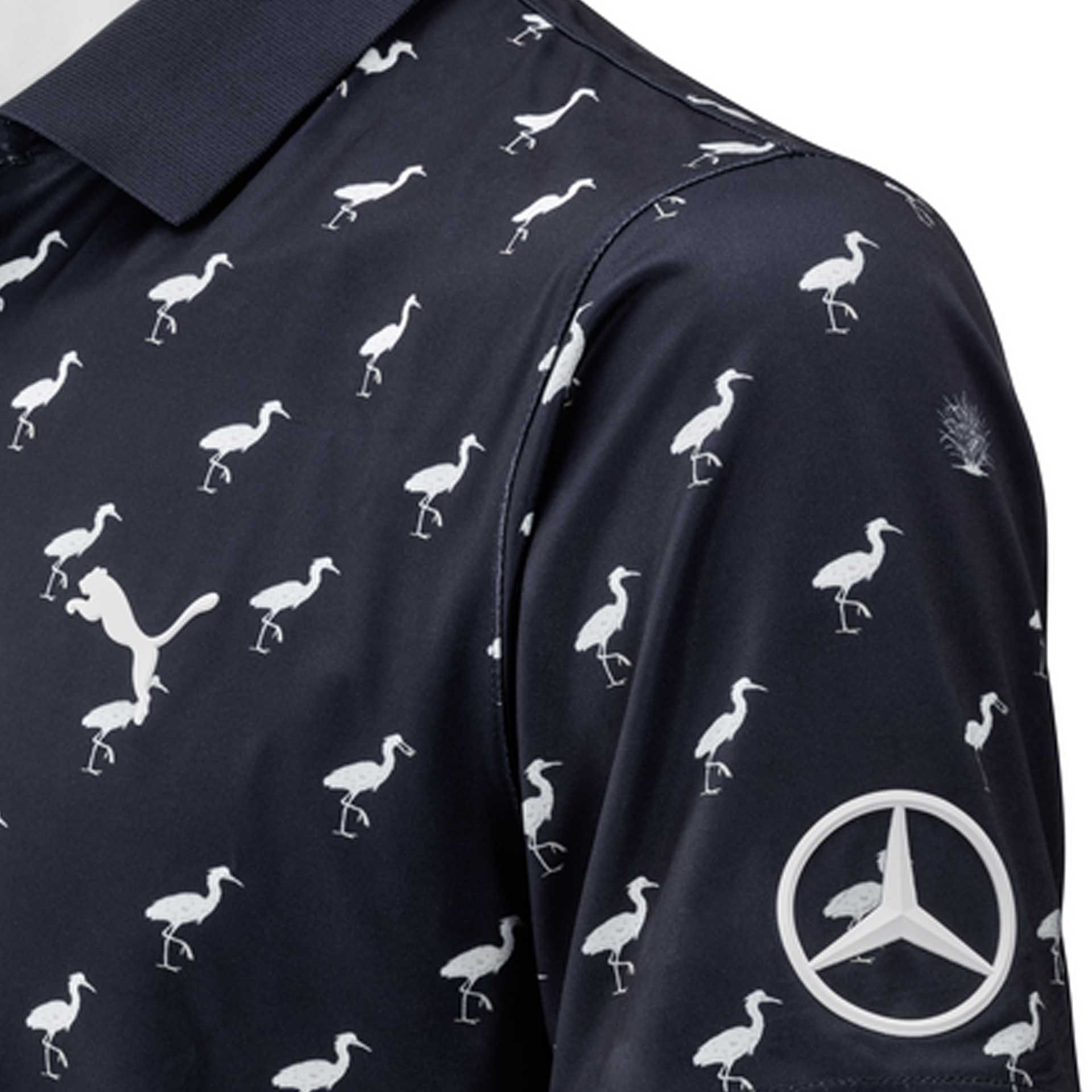 B66450587 mercedes benz golf poloshirt herren blau navy rosier onlineshop2