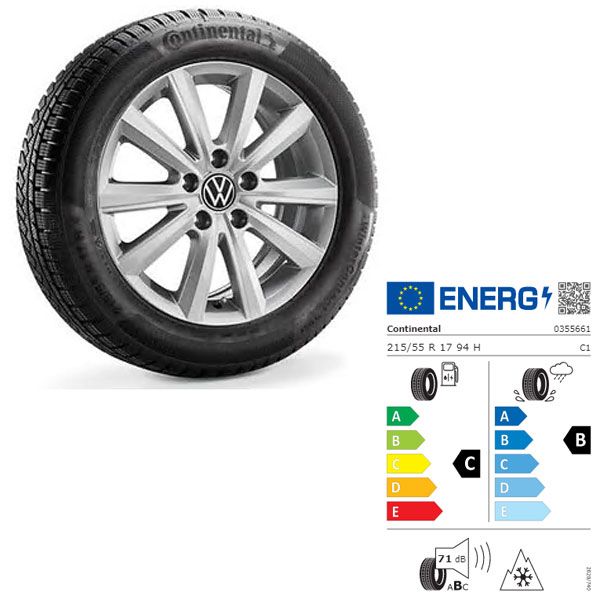 3g0073627d8z8 volkswagen winterkomplettrad rosier onlineshop