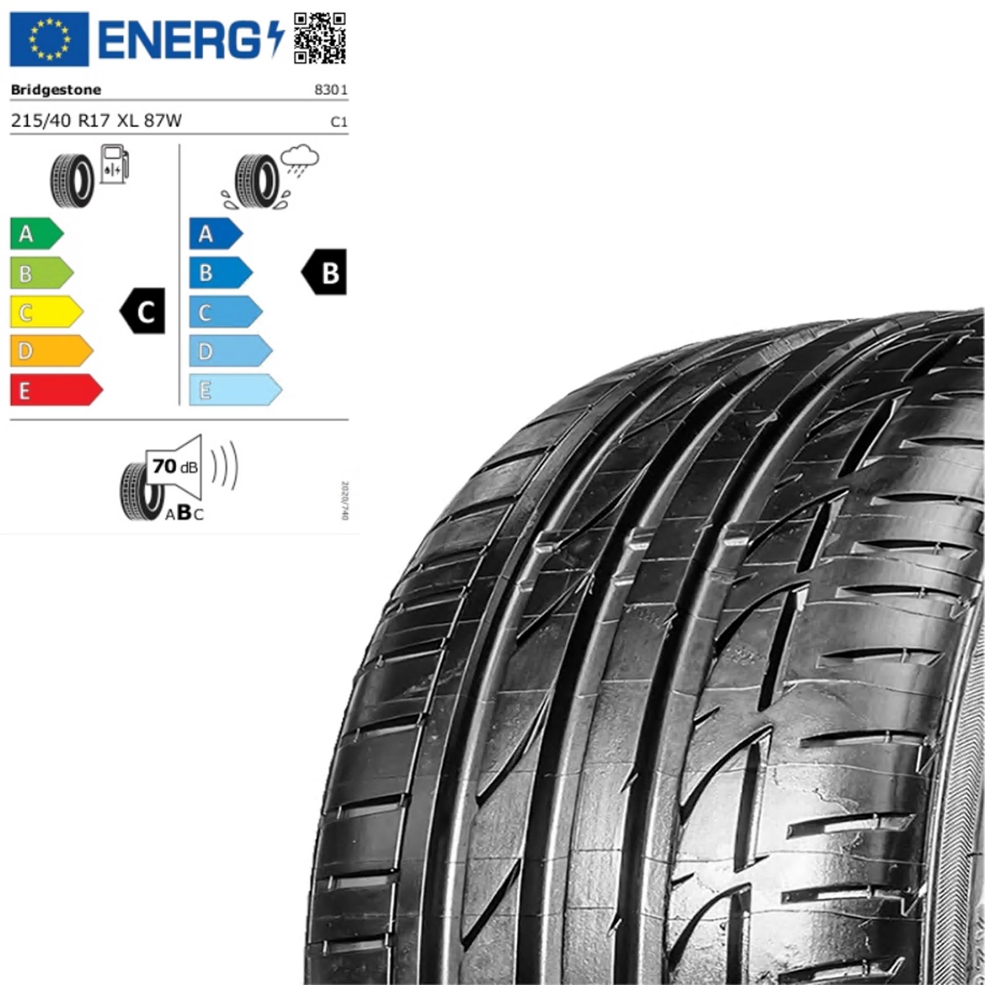Zts216407wbs1c bridgestone potenza s001 ao 215 40 r17 87w xl sommerreifen rosier onlineshop