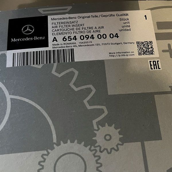 A6540940004 mercedes benz filtereinsatz rosier onlineshop