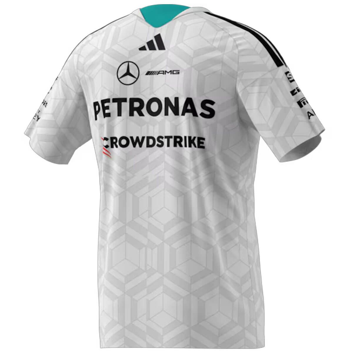 B67998430 mercedes benz t shirt f1 herren weiss rosier onlineshop3