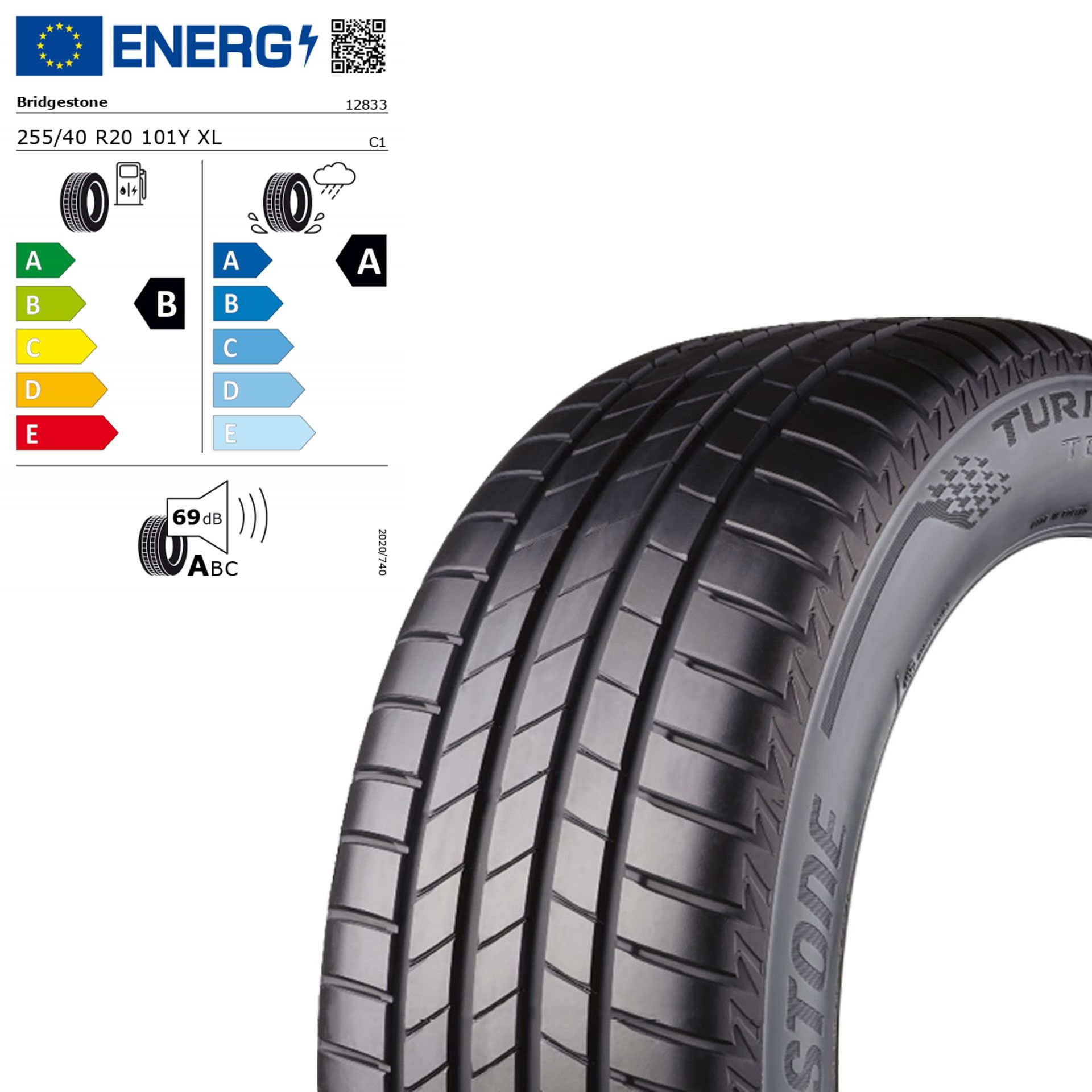 Q440011911130 bridgestone turanza t005 mo s sommerreifen 255 40 r20 101y xl rosier onlineshop