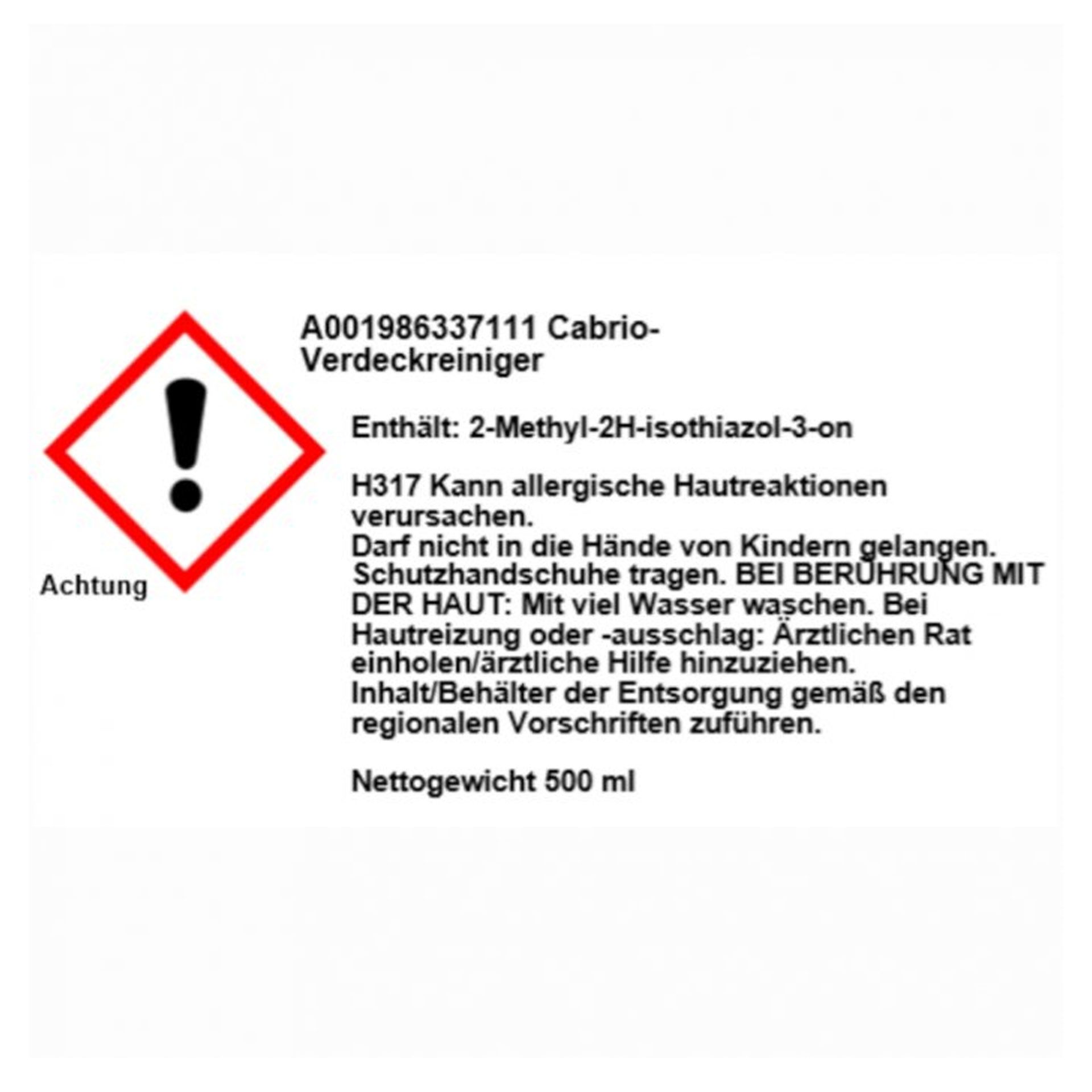 A001986337111 mercedes benz cabrio verdeckreiniger rosier onlineshop2