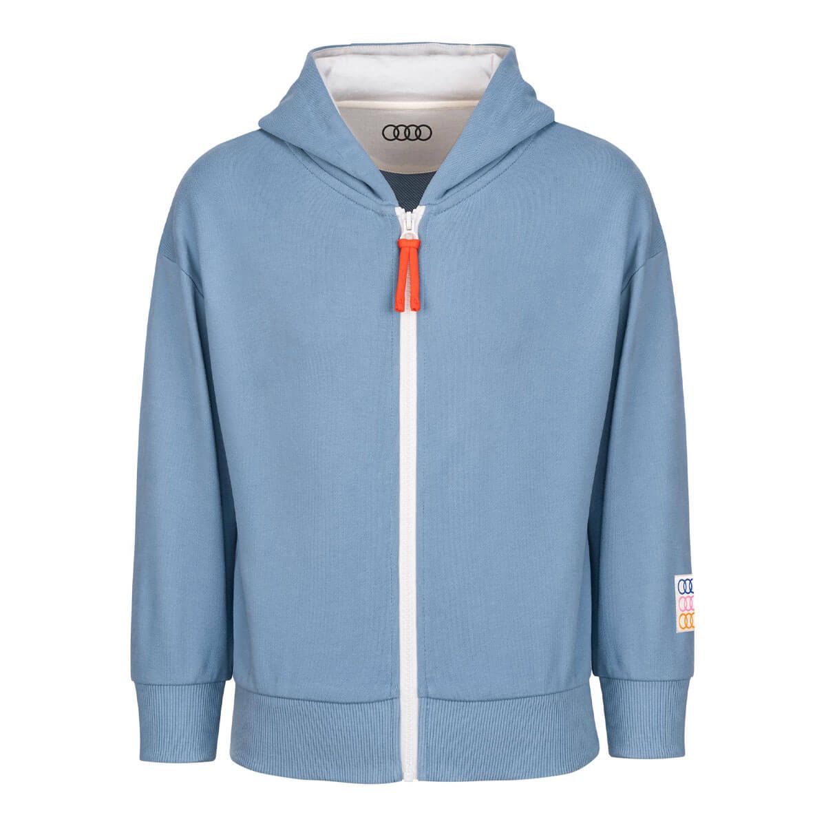 Audi Sweatjacke Kleinkinder Hellblau Größe 110/116 3202603105