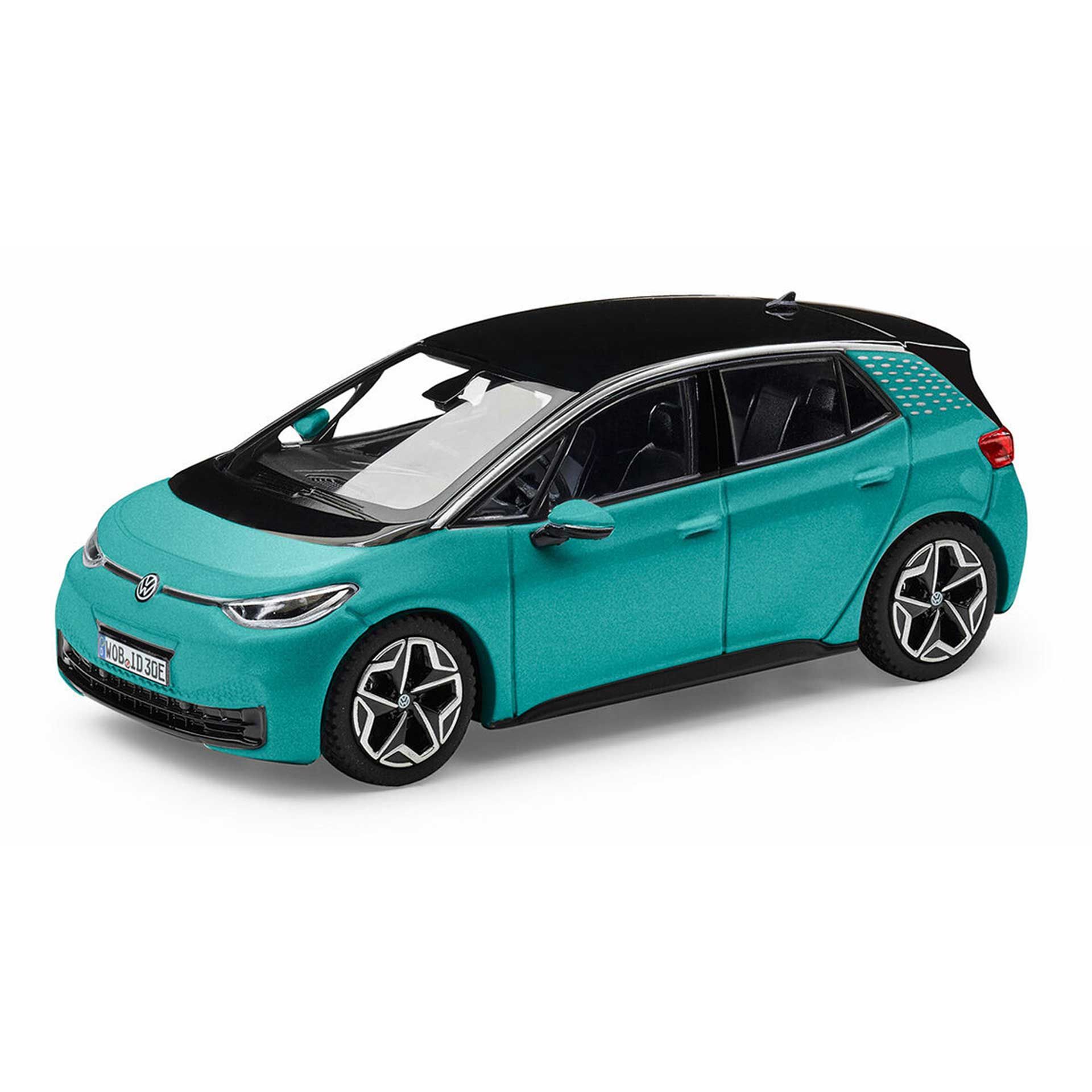 10a099300c6l volkswagen id3 modellauto 1zu43 tuerkies rosier onlineshop