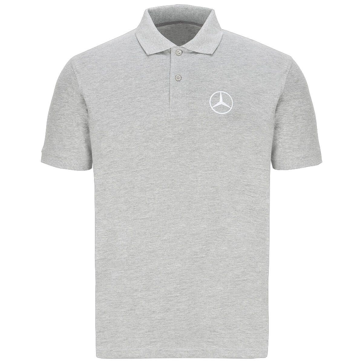 Mbt0261 mercedes benz truck poloshirt grau herren rosier online shop