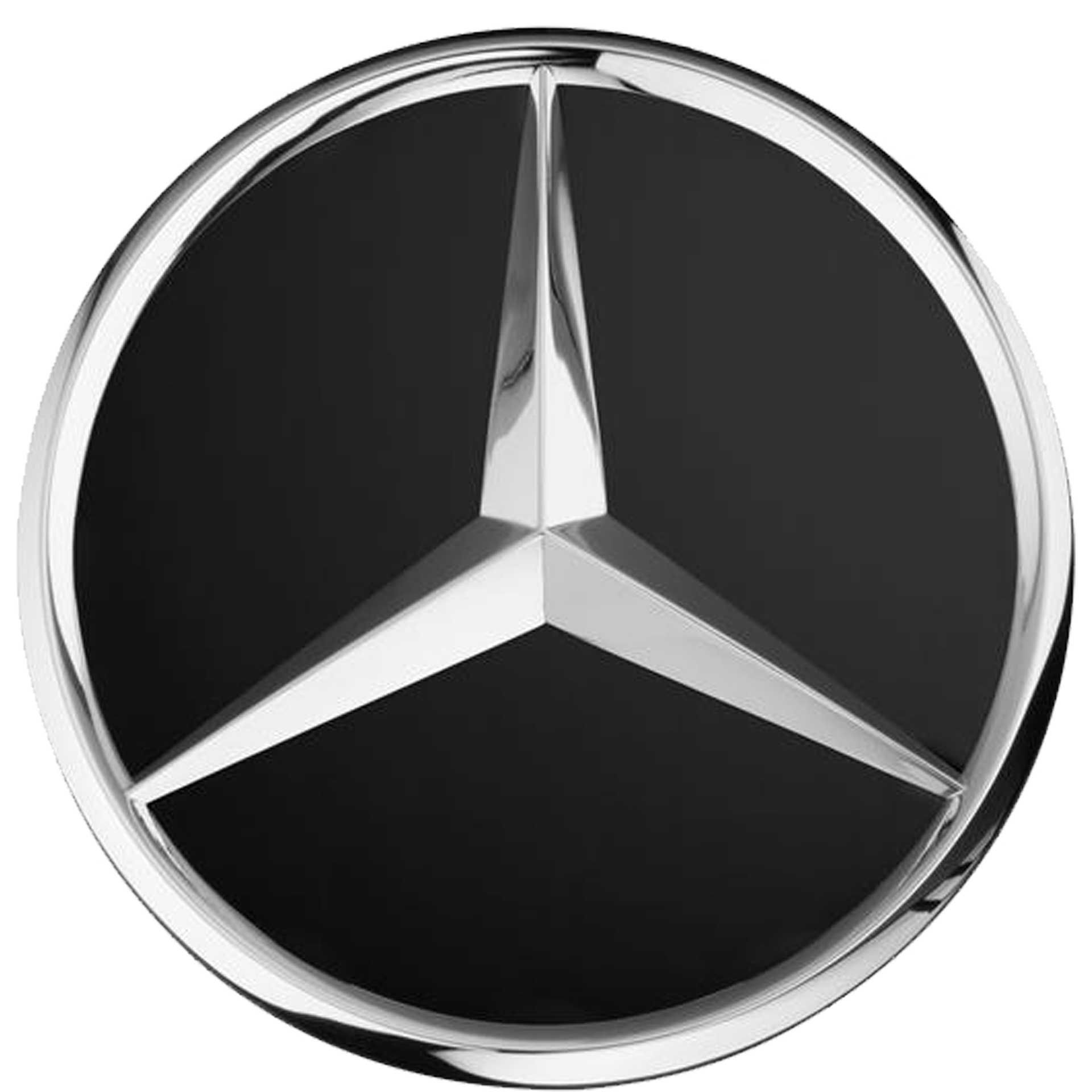 A22040001259283 mercedes benz radnabenabdeckung stern schwarz matt rosier onlineshop