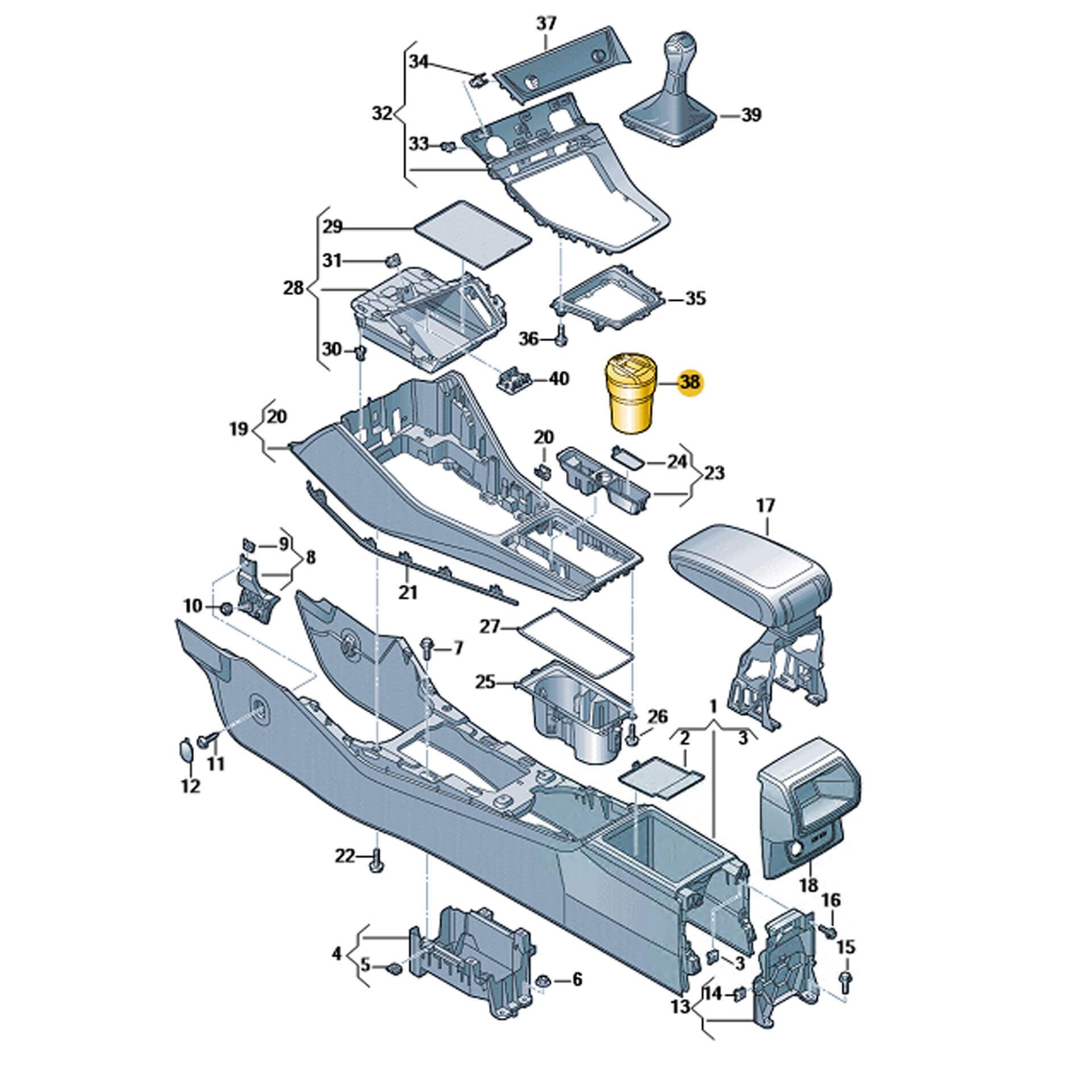 83a857951v58 audi aschenbecher rosier onlineshop